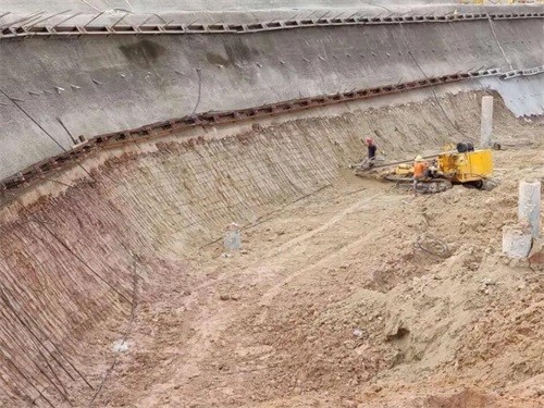 固始基坑边坡加固